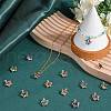 SUNNYCLUE 80Pcs 8 Colors Rhinestone Pendants IFIN-SC0001-68-4