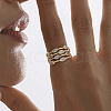 925 Sterling Silver Micro Pave Cubic Zirconia Stackable Finger Rings for Women SC5406-2-2