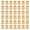 GOMAKERER 100Pcs Rack Plating Brass Beads KK-GO0001-63-1