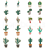 HOBBIESAY 40Pcs 10 Styles Alloy Enamel Pendants ENAM-HY0001-31-1