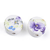 Handmade Printed Porcelain Beads PORC-Q176-16mm-2-1