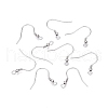 Anti-Tarnish Rhodium Plated 925 Sterling Silver Earring Hooks STER-N016-31P-1
