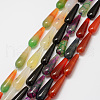 Natural Agate Bead Strands G-K143-B-M-1