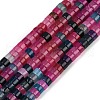 Dyed Natural Agate Beads Strands G-U030-B01-03-2