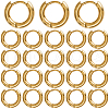 SUNNYCLUE 12Pairs 304 Stainless Steel Huggie Hoop Earrings EJEW-SC0001-58-1