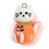 Halloween Theme Resin Pendants RESI-M046-01A-02-1