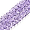 Transparent Baking Paint Glass Beads Strands X1-DGLA-A034-T4mm-D03-1