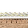 Electroplate Glass Beads Strands EGLA-L045-H-HR01-4