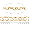 304 Stainless Steel Textured Figaro Chains CHS-S010-03G-3