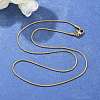 304 Stainless Steel Snake Chain Necklaces NJEW-F248-02B-G-4