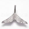 Brass Micro Pave Cubic Zirconia Pendants ZIRC-G095-79P-3