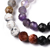 Natural Mixed Gemstone Beads Strands G-D080-A01-02-24-3