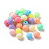 Rubberized Style Acrylic Beads SACR-P018-09M-1