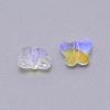 Transparent Electroplate Glass Beads GLAA-P037-02A-AB04-2