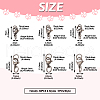 30Pcs 6 Styles 304 Stainless Steel Lobster Claw Clasps STAS-TA0001-83P-3