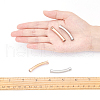 Unicraftale 2Pcs 2 Styles 304 Stainless Steel Tube Beads STAS-UN0020-72-4