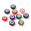 70Pcs 10 Colors Transparent Resin European Beads RPDL-YW0001-05-3