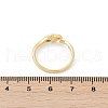 Fish Brass Micro Pave Cubic Zirconia Cuff Rings for Women KK-P299-15G-5