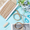 GOMAKERER 10M Braided Burlap Ribbon OCOR-GO0001-16A-4