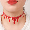 Halloween Horror Theme Resin Bloody Choker Necklaces FS-WGB7182-01-3