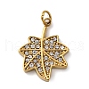 316 Stainless Steel Rhinestone Pendants STAS-K258-39C-G-1