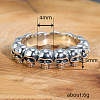 Skull Head Alloy Finger Rings FS-WGF71B4-02-5