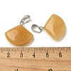 Natural Topaz Jade Pendants G-Z067-05P-05-4