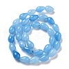 Natural Aquamarine Dyed Beads Strands G-B106-A10-02-3
