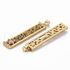 Brass Micro Pave Cubic Zirconia Pendants ZIRC-Q200-033-NF-2