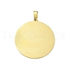 304 Stainless Steel Pendants STAS-C063-01G-2