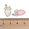 UV Plating Alloy Pendants FIND-M018-31KCG-3
