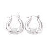 304 Stainless Steel Hoop Earrings for Women EJEW-F287-10P-1