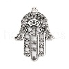 Tibetan Style Alloy Pendants X-TIBEP-ZN60334-AS-FF-1