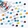 AHADERMAKER 20 Strand 20 Colors Glass Beads Strands GLAA-GA0001-65-4