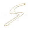 Brass Cable Chains Necklace for Women NJEW-P265-32G-2