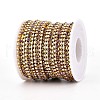 Iron Rhinestone Cup Chains CH-T006-04G-05-2