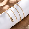 Long-Lasting Plated Brass Cable Chain Necklaces X-NJEW-K112-09G-NF-4
