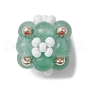 Natural Rose Quartz/Carnelian/Green Aventurine/Amethyst/Black Onyx & Glass Seed Cluster Beads PALLOY-MZ00591-2