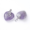 Natural Amethyst Pendants G-G807-C04-2