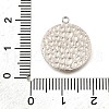 304 Stainless Steel & Rhinestone Pendants STAS-M123-02B-PG-3