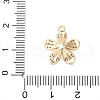Brass Micro Pave Cubic Zirconia Pendants KK-D357-11G-3
