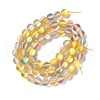 Synthetic Moonstone Beads Strands G-E573-01A-18-3