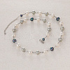 Elegant Round Shell Pearl & Iron Beaded Necklaces for Women ZH3328-2-3