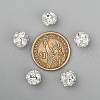 Brass Crystal Rhinestone Beads RSB11C14-3