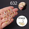 20G Stainless Steel Cubic Zirconia Fishtail Nose Rings WG80602-38-1