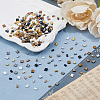 420Pcs 14 Styles 2-Hole Opaque Glass Seed Beads SEED-HS0001-12-4