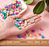 300Pcs Handmade Polymer Clay Colours Beads CLAY-CD0001-04-16