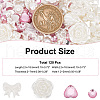 AHADERMAKER 2 Sets 2 Styles Opaque & Transparent Resin Cabochons CRES-GA0001-07-2