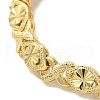 Rack Plating Brass Link Bracelets BJEW-K258-01A-G-2
