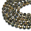 Natural Glaucophane Beads Strands G-C116-A29-02-3
